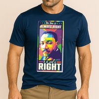 Color Block Martin Luther King The Time Is Always Right Performance Shirt