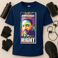 Color Block Martin Luther King The Time Is Always Right Performance Shirt
