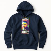 Color Block Martin Luther King The Time Is Always Right Hoodie