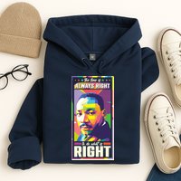Color Block Martin Luther King The Time Is Always Right Hoodie