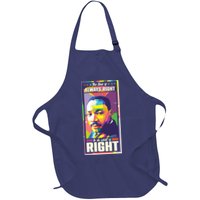 Color Block Martin Luther King The Time Is Always Right Apron