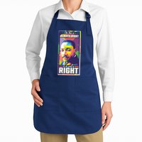Color Block Martin Luther King The Time Is Always Right Apron