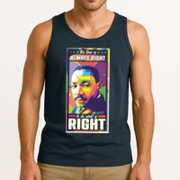 Color Block Martin Luther King The Time Is Always Right Tank Top