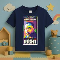 Color Block Martin Luther King The Time Is Always Right Toddler T-Shirt
