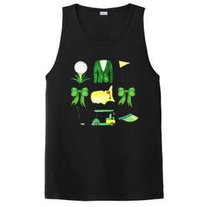 Coquette Bow Masters Golf Tournament Graphic Golfing Golfer PosiCharge Competitor Tank