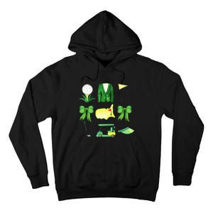 Coquette Bow Masters Golf Tournament Graphic Golfing Golfer Tall Hoodie