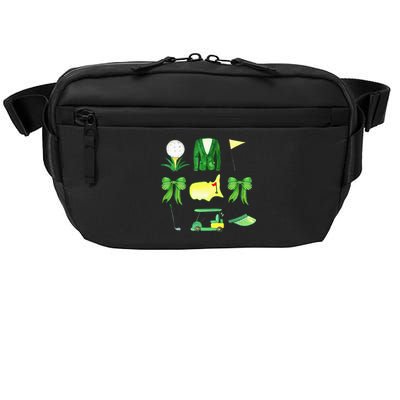 Coquette Bow Masters Golf Tournament Graphic Golfing Golfer Crossbody Pack