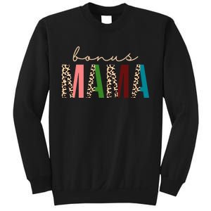 Cute Bonus Mama Leopard Pattern Sweatshirt