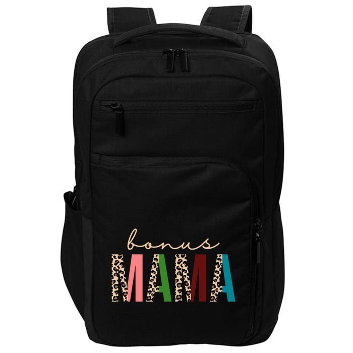 Cute Bonus Mama Leopard Pattern Impact Tech Backpack