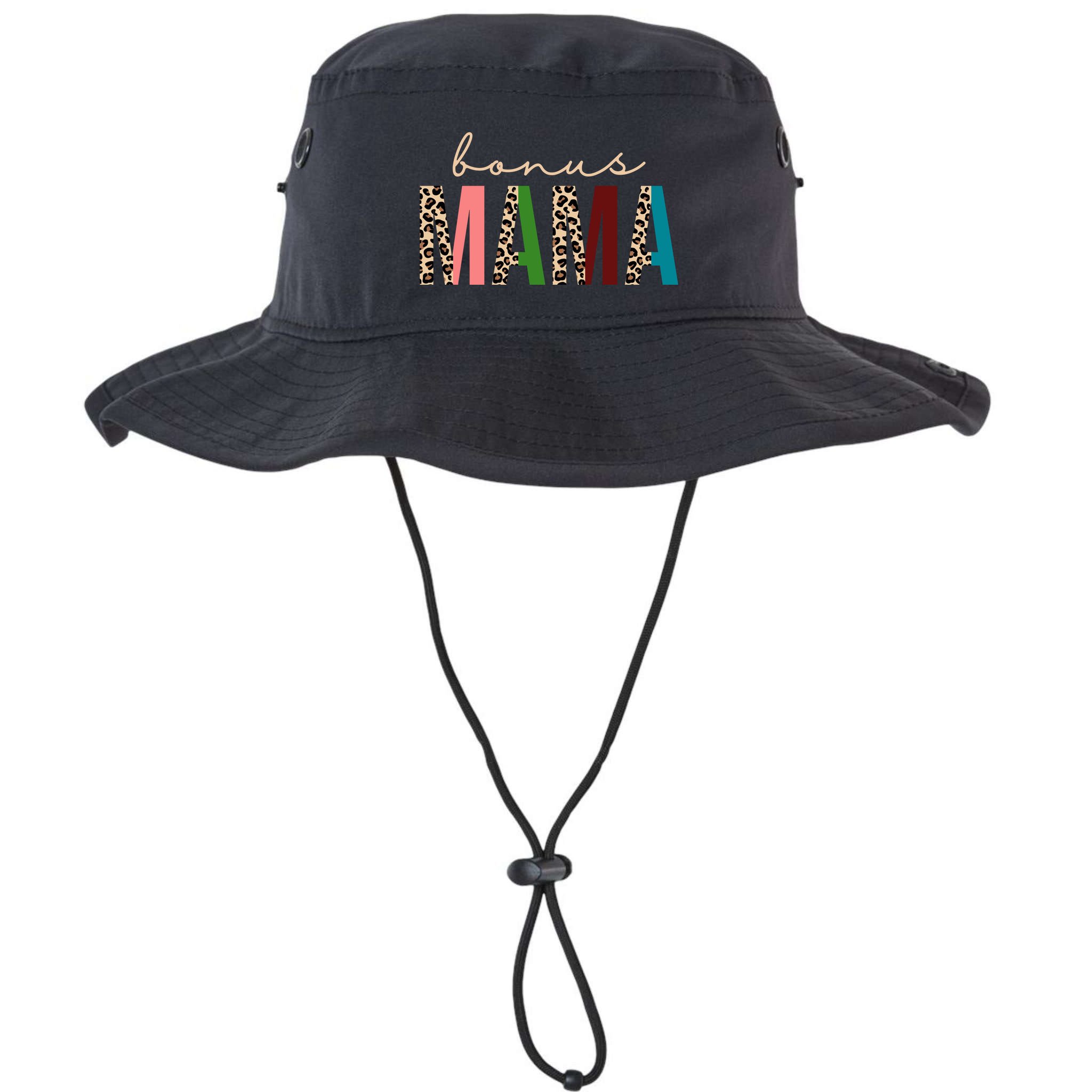 Cute Bonus Mama Leopard Pattern Bucket Hat