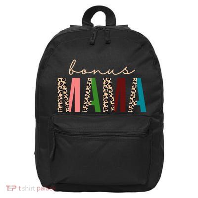 Cute Bonus Mama Leopard Pattern 16 in Basic Backpack