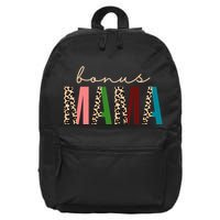 Cute Bonus Mama Leopard Pattern 16 in Basic Backpack
