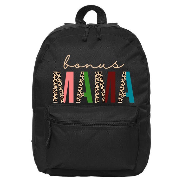 Cute Bonus Mama Leopard Pattern 16 in Basic Backpack