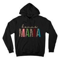 Cute Bonus Mama Leopard Pattern Tall Hoodie