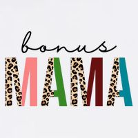 Cute Bonus Mama Leopard Pattern Garment-Dyed Sweatshirt