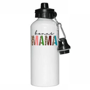 Cute Bonus Mama Leopard Pattern Aluminum Water Bottle