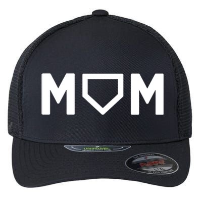 Cute Baseball Mom Favorite Player Mother's Day Gift Flexfit Unipanel Trucker Cap