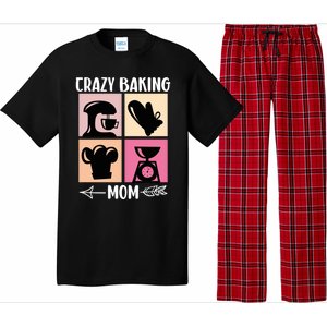 Crazy Baking Mom Baking Mama Baker Chef Mothers Day Gift Pajama Set