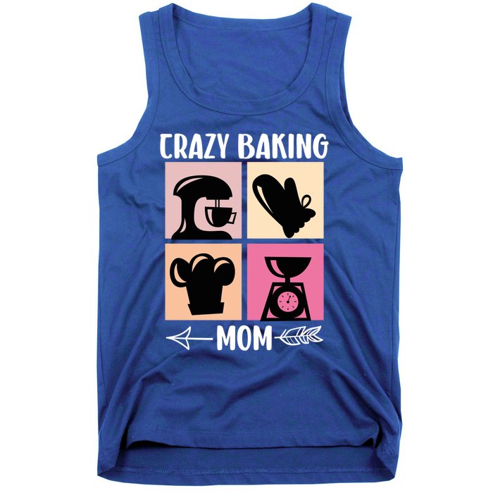 Crazy Baking Mom Baking Mama Baker Chef Mothers Day Gift Tank Top