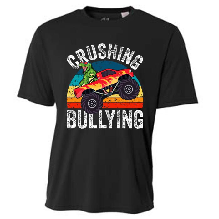 Crushing Bullying Monster Truck Unity Day Orange Cooling Performance Crew T-Shirt