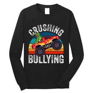 Crushing Bullying Monster Truck Unity Day Orange Long Sleeve Shirt