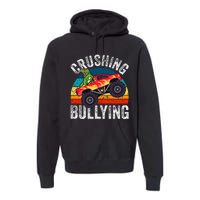 Crushing Bullying Monster Truck Unity Day Orange Premium Hoodie