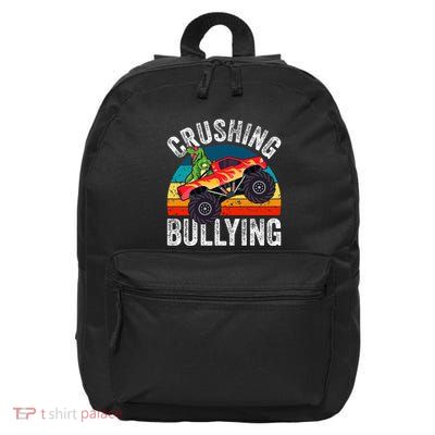 Crushing Bullying Monster Truck Unity Day Orange 16 in Basic Backpack