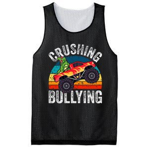 Crushing Bullying Monster Truck Unity Day Orange Mesh Reversible Basketball Jersey Tank