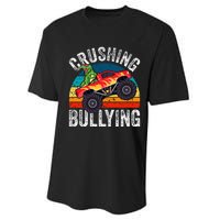 Crushing Bullying Monster Truck Unity Day Orange Performance Sprint T-Shirt