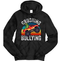 Crushing Bullying Monster Truck Unity Day Orange Tie Dye Hoodie