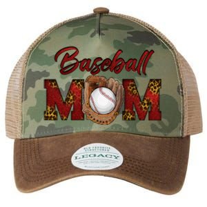 Cool Baseball Mom With Leopard Print Legacy Tie Dye Trucker Hat