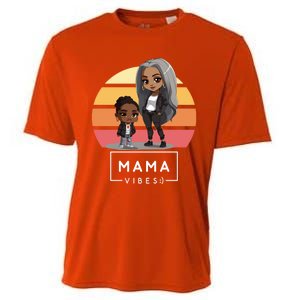 Cute Black Mom Magic MotherS Day Melanin Mama 2024 Gift Cooling Performance Crew T-Shirt