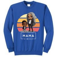 Cute Black Mom Magic MotherS Day Melanin Mama 2024 Gift Sweatshirt