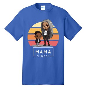 Cute Black Mom Magic MotherS Day Melanin Mama 2024 Gift Tall T-Shirt