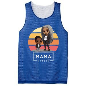 Cute Black Mom Magic MotherS Day Melanin Mama 2024 Gift Mesh Reversible Basketball Jersey Tank