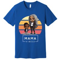 Cute Black Mom Magic MotherS Day Melanin Mama 2024 Gift Premium T-Shirt