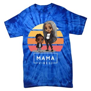 Cute Black Mom Magic MotherS Day Melanin Mama 2024 Gift Tie-Dye T-Shirt