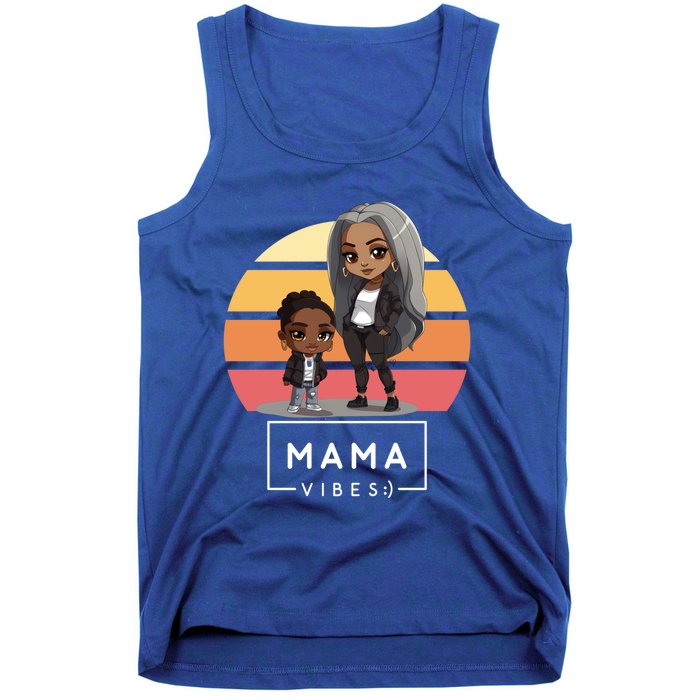 Cute Black Mom Magic MotherS Day Melanin Mama 2024 Gift Tank Top