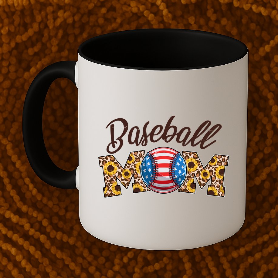Cute Baseball Mom Baseball Fan Mug