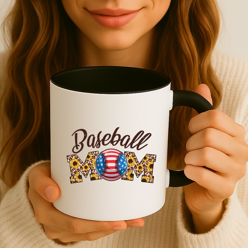 Cute Baseball Mom Baseball Fan Mug