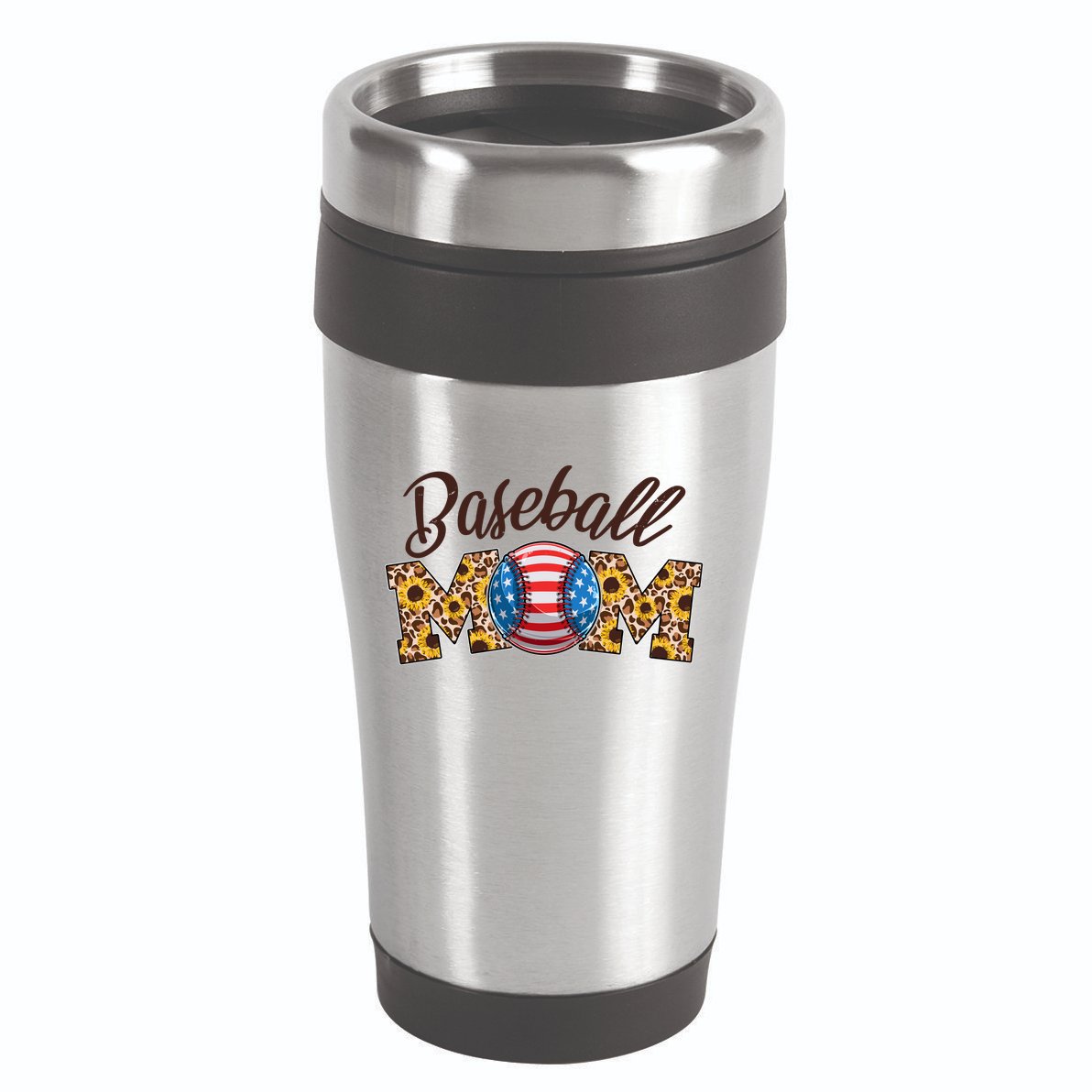 Cute Baseball Mom Baseball Fan 16oz Travel Tumbler