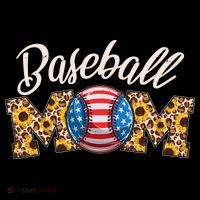 Cute Baseball Mom Baseball Fan Womens T-Shirt