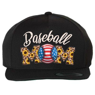 Cute Baseball Mom Baseball Fan Wool Snapback Cap