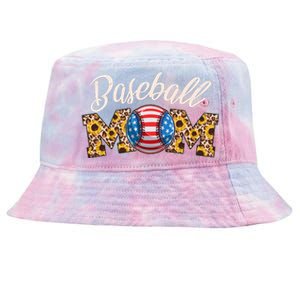 Cute Baseball Mom Baseball Fan Tie-Dyed Bucket Hat