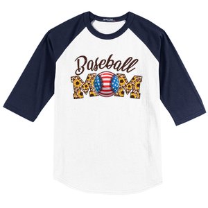 Cute Baseball Mom Baseball Fan Baseball Sleeve Shirt