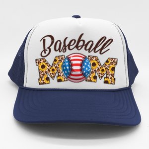 Cute Baseball Mom Baseball Fan Trucker Hat