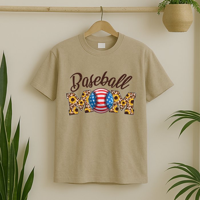 Cute Baseball Mom Baseball Fan T-Shirt