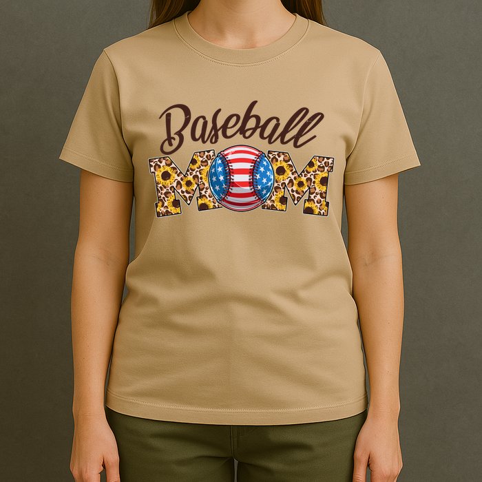 Cute Baseball Mom Baseball Fan T-Shirt