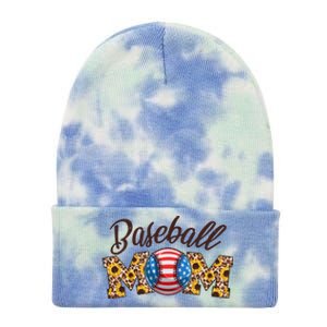 Cute Baseball Mom Baseball Fan Tie Dye 12in Knit Beanie