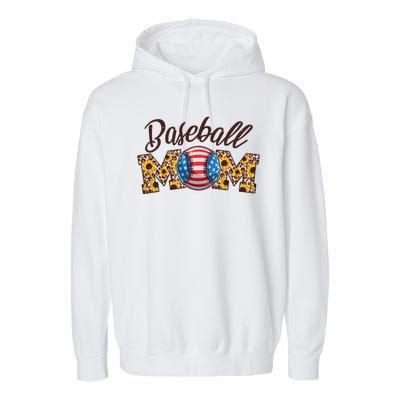 Cute Baseball Mom Baseball Fan Garment-Dyed Fleece Hoodie